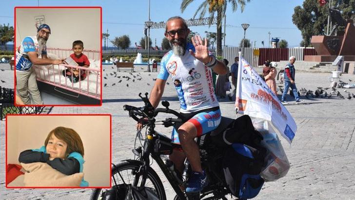 Oğlunun anısına lösemi hastası çocuklara oyuncak dağıttı