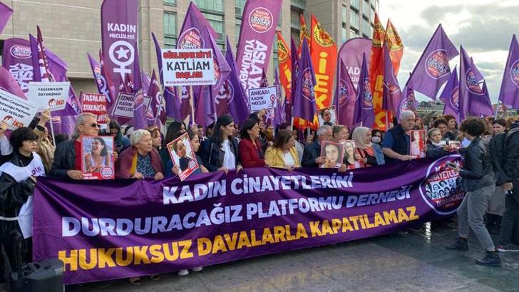 Kadın Cinayetlerini Durduracağız Platformu'nun feshedilmesi davasına katılma taleplerine ret