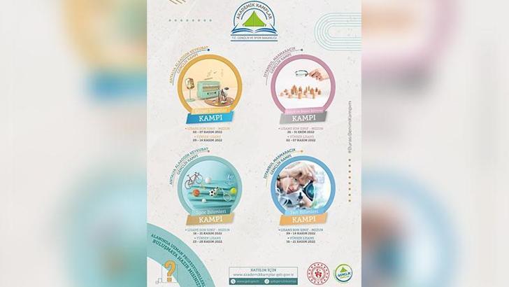 Gençlik ve Spor Bakanlığı'ndan 'Akademik Kamplar' projesi