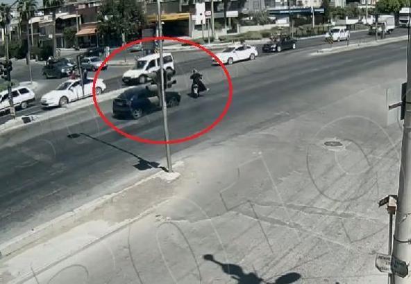 Tarsus'ta trafik kazaları kamerada