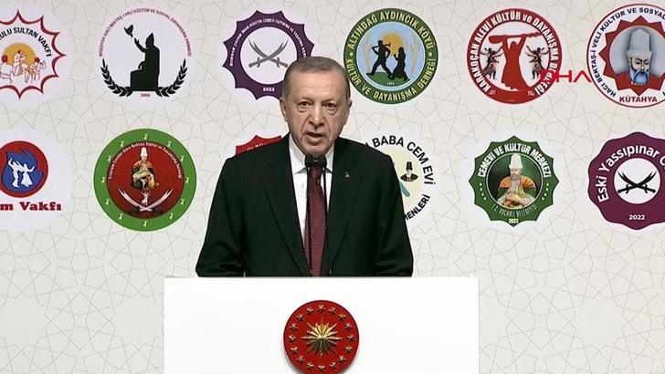 Erdoğan: Alevi-Bektaşi Kültür ve Cemevi Başkanlığı kuruyoruz