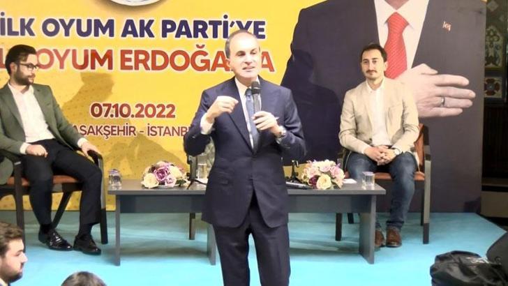 AK Parti Sözcüsü Ömer Çelik Başakşehir’de gençlerle bir araya geldi
