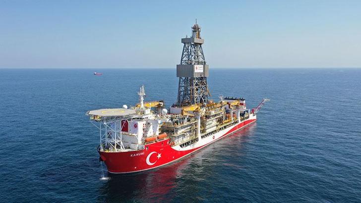 'Kanuni' sondaj gemisinden Türkali-12 kuyusunda alt tamamlama çalışması