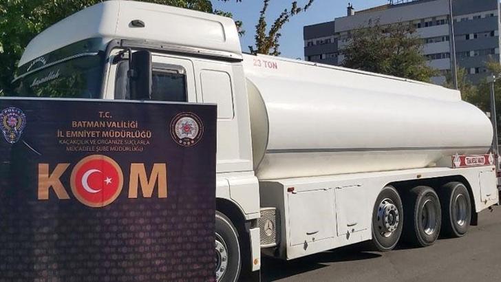 Batman'da 24 bin 648 litre kaçak akaryakıt ele geçirildi