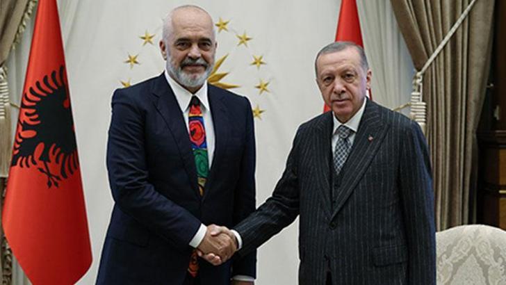 Cumhurbaşkanı Erdoğan, Arnavutluk Başbakanı Rama ile görüştü