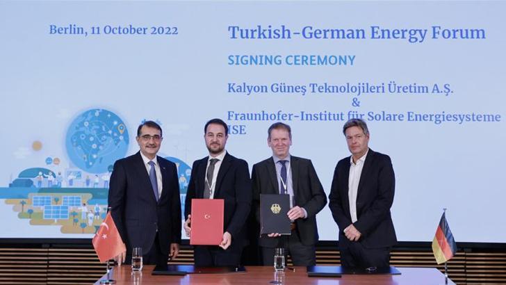 Kalyon Energy and Fraunhofer Institute collaborated on solar energy technologies