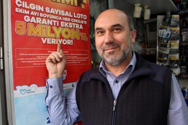 Edirne'de 1 talihli Sayısal Loto'dan 836 bin TL kazandı