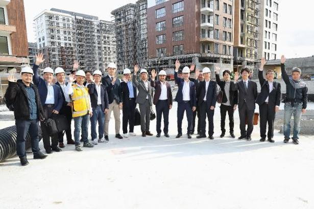 Başakşehir Belediyesi’nin konut projesini Japon yetkililer ziyaret etti