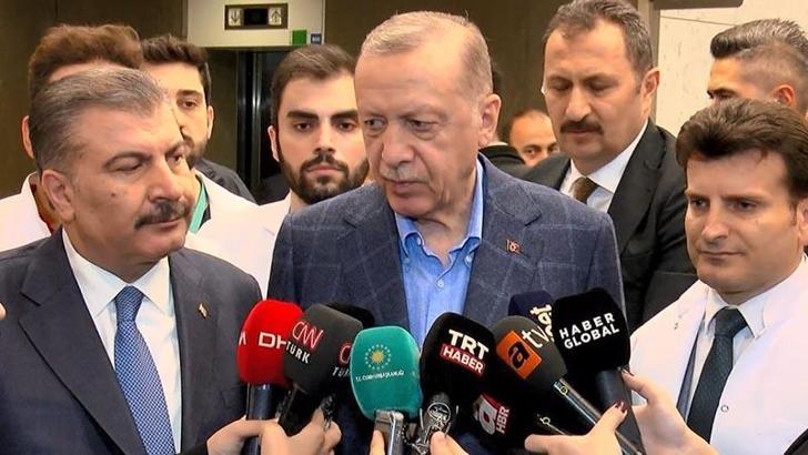 Cumhurbaşkanı Erdoğan, maden kazasında yaralananları ziyaret etti
