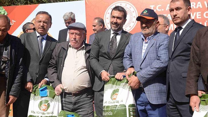 Ankara'da çiftçilere 250 ton tohum desteği