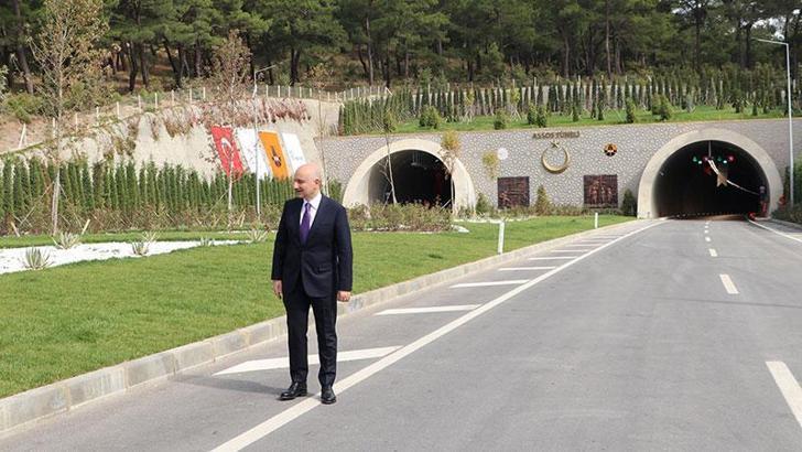 Bakan Karaismailoğlu: 'Assos' ve 'Troya' tünellerinden 1 haftada 53 bin araç geçti