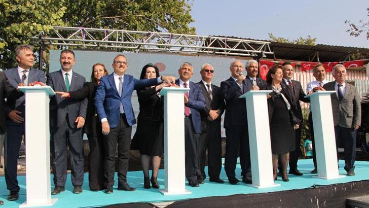 Erdoğan video konferansla katıldı; İzmir'deki muhtar hizmet binasına ilk harç döküldü