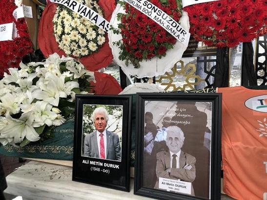 Aroma Yönetim Kurulu Başkanı Ali Metin Duruk son yolculuğuna uğurlandı