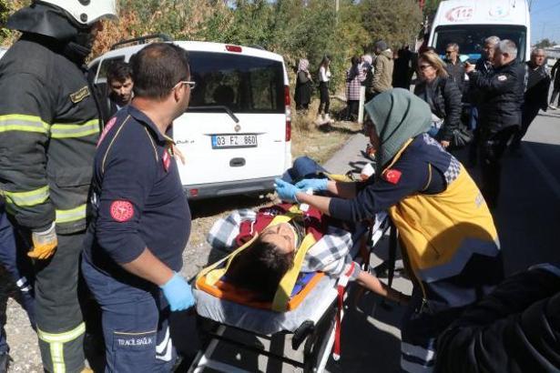 Burdur'da trafik kazası: 5 yaralı