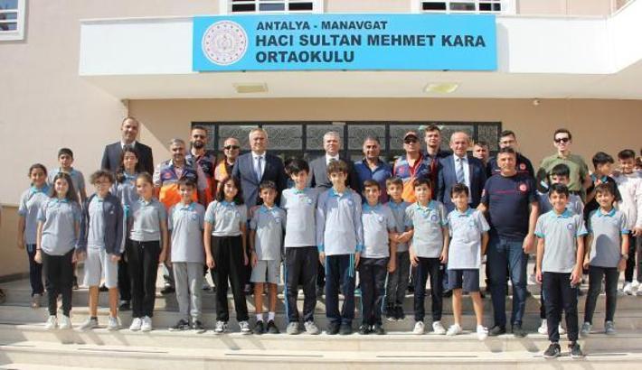 Manavgat'ta deprem tatbikatı