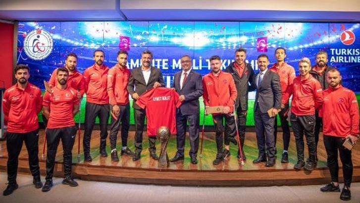 Türk Hava Yolları ve Ampute Milli Takımı’nın şampiyonluğunu kutladı