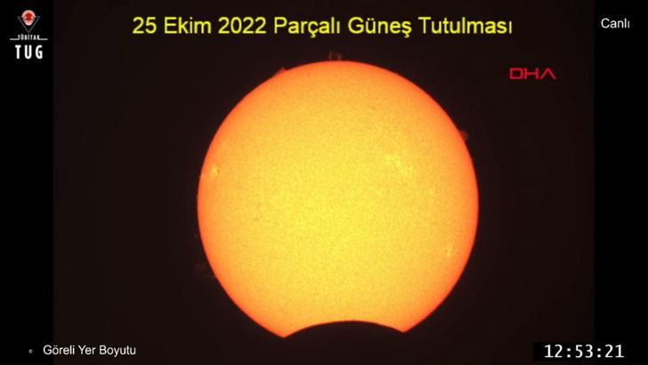 Parçalı Güneş tutulması böyle izlendi