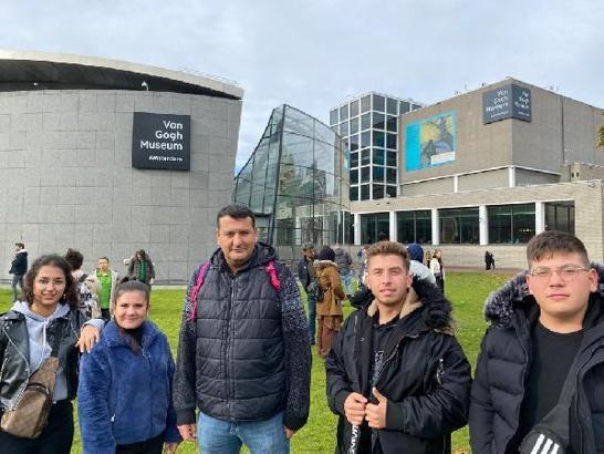 Burdurlu öğrenciler Almanya'da staja başladı