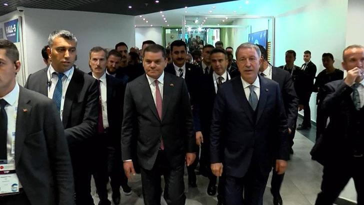 Bakan Akar, Libya Başbakanı Dibeybe ile görüştü