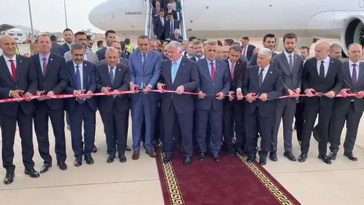 Türk Hava Yolları İstanbul'dan Kerkük'e ilk uçuşu yaptı