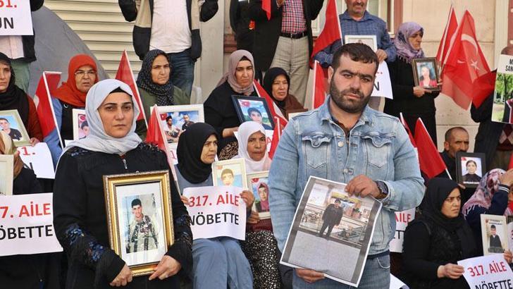 Diyarbakır'da evlat nöbetindeki aile sayısı 318 oldu