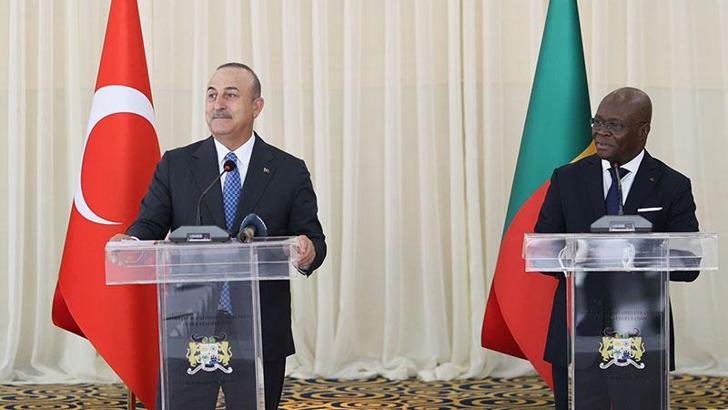 Çavuşoğlu Beninli mevkidaşıyla ortak basın toplantısına katıldı