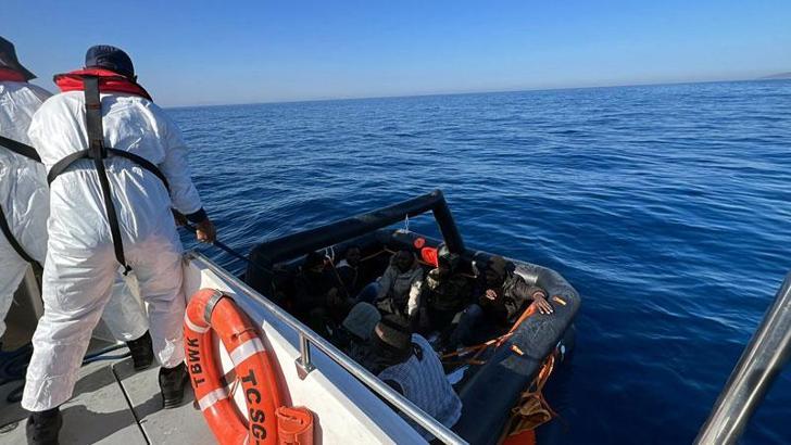 Bodrum'da Yunanistan'ın geri ittiği 9 göçmen kurtarıldı