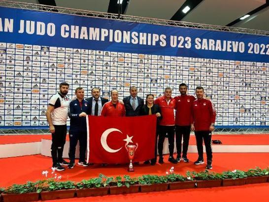 Milli judocular Avrupa şampiyonu