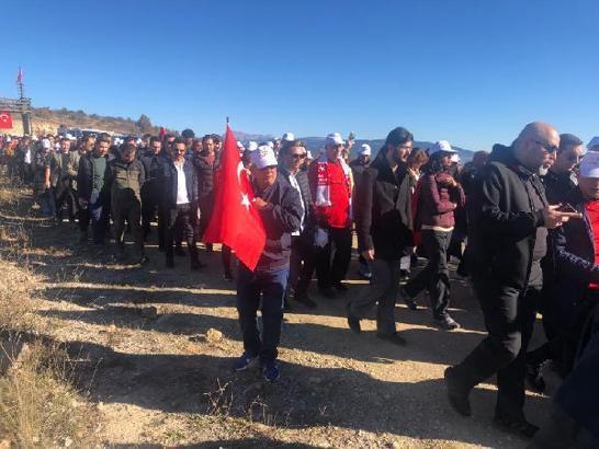 Çankırı'da '13'üncü İstiklal Yolu Yürüyüşü' gerçekleştirildi