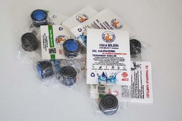 Sivas Belediyesi 10 bin adet su tasarruf aparatı dağıttı