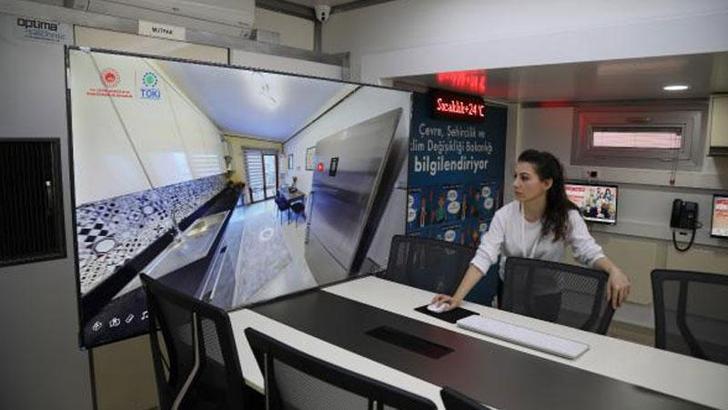 Sosyal konut tanıtım TIR'ı Antalya'da