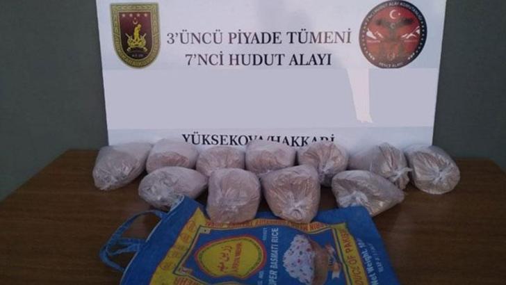 MSB: Hudut hattında 11 kilo 150 gram uyuşturucu ele geçirildi