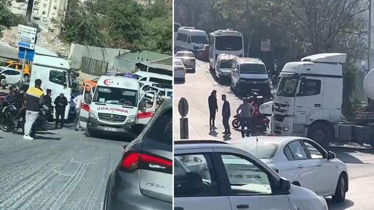 Sarıyer'de TIR'ın altında kalan motosikletli kurye öldü