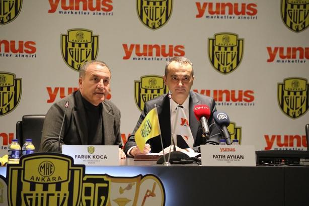 MKE Ankaragücü, Yunus Marketler Zinciri ile sponsorluk anlaşması yaptı