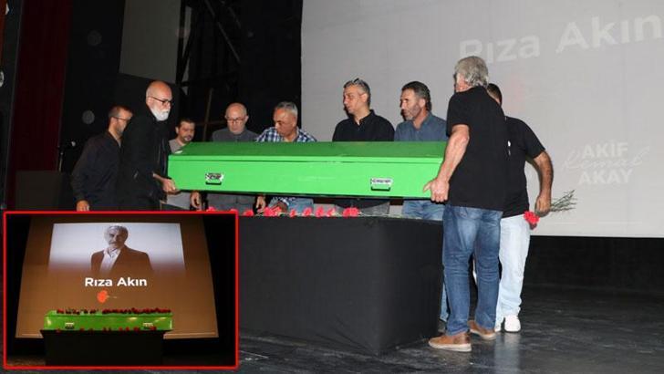 Oyuncu Rıza Akın, Adana’da son yolculuğuna uğurlandı