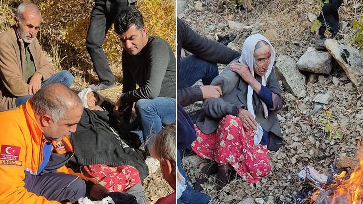 Arazide kaybolan 90 yaşındaki kadın AFAD ekipleri tarafından bulundu