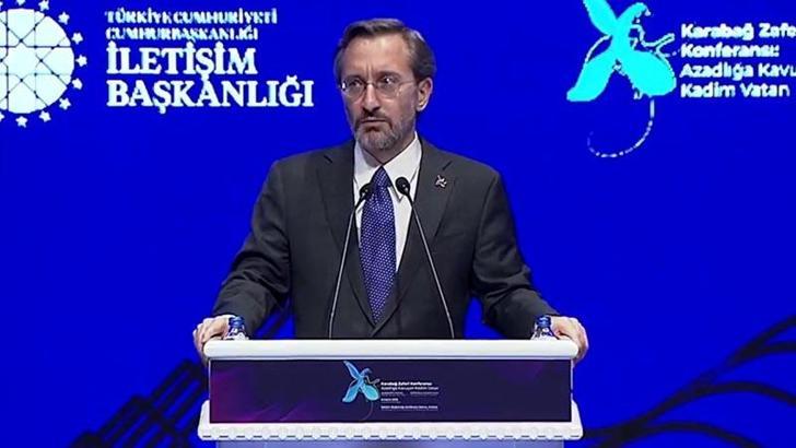 Fahrettin Altun: Karabağ'da enformasyon alanında işimiz bitmedi