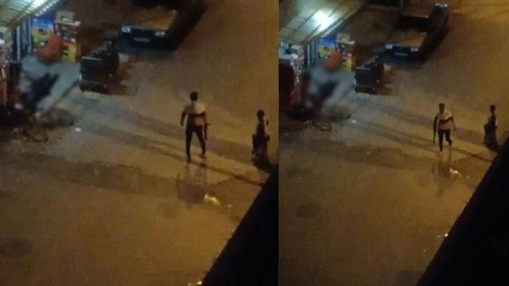 Eniştesini av tüfeğiyle vurup, başında bekledi