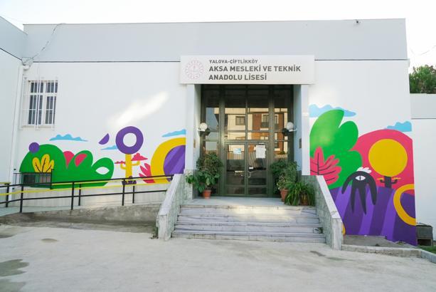 Aksa Mesleki ve Teknik Anadolu Lisesi yenilendi