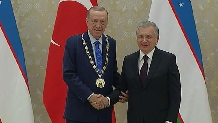 Erdoğan: Bu nişanı büyük bir onurla taşıyacağım