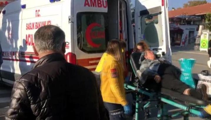 Sokak ortasında dövülen kadın yaralandı