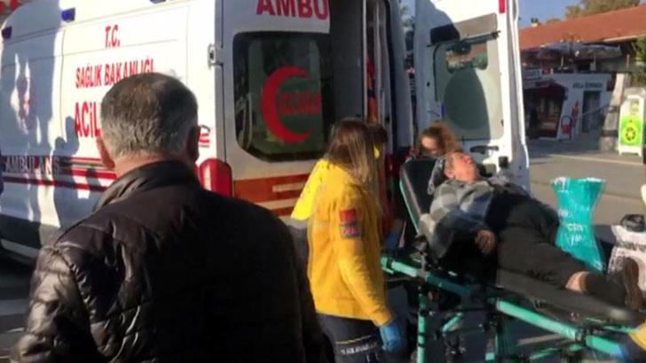 Sokak ortasında dövülen kadın yaralandı