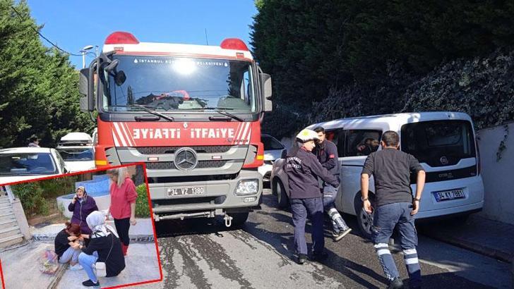 Ümraniye'de yangın paniği; gözyaşları içinde kuşlarını alarak dışarı çıkardı
