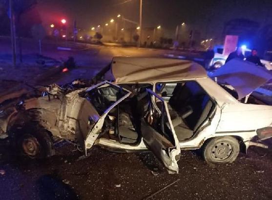 Yolcu otobüsü ile otomobil çarpıştı: 1 ölü, 1 yaralı