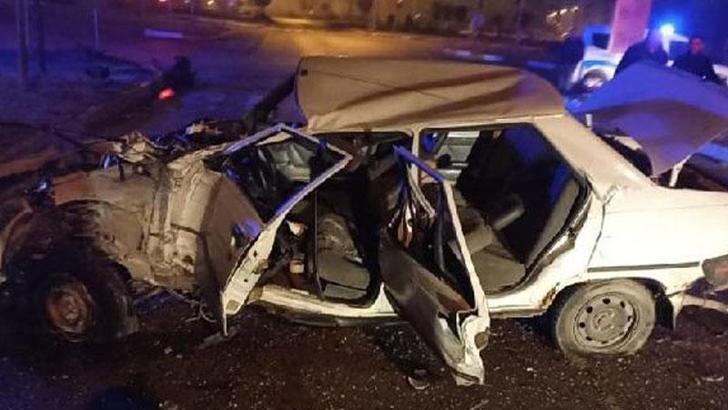 Yolcu otobüsü ile otomobil çarpıştı: 1 ölü, 1 yaralı