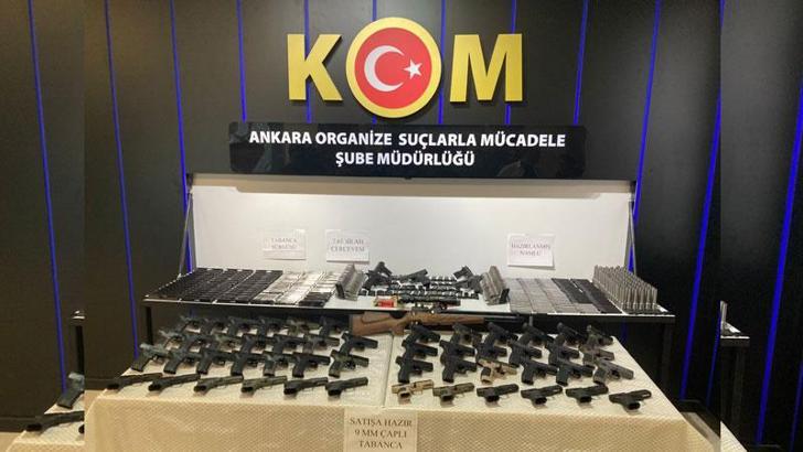 Ankara'da silah kaçakçılığına 7 tutuklama