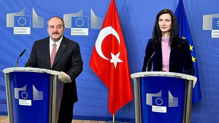 Bakan Varank, AB Komiseri Gabriel ile ortak basın toplantısı düzenledi