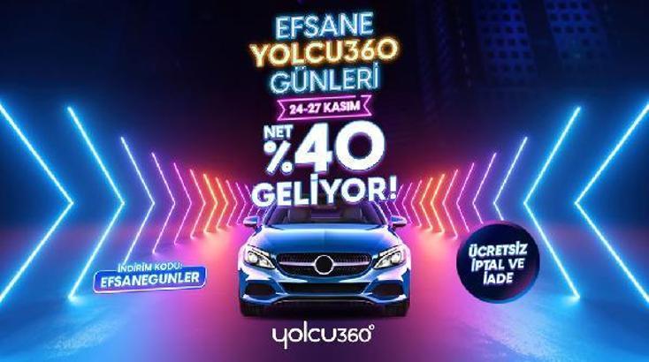 Yolcu360, tüm araç kiralamalarında yüzde 40 net indirime gidiyor