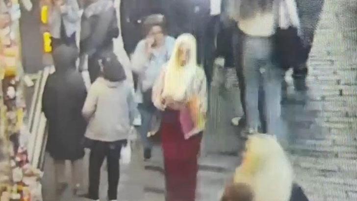 Terörist kadının İstiklal Caddesi'ndeki ilk keşfinden görüntüler