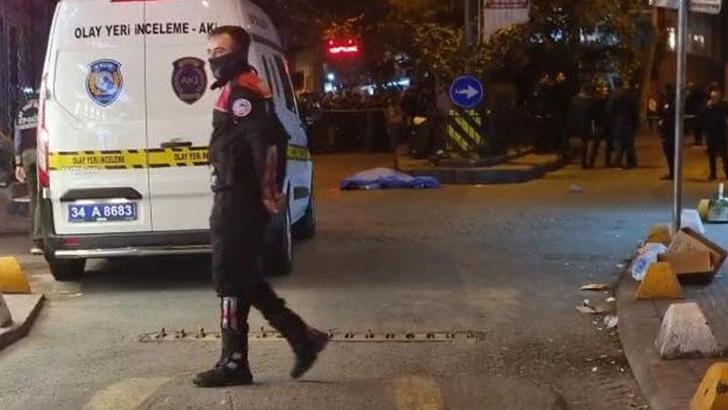 Beyoğlu'nda silahlı saldırı: 1 ölü, 1 yaralı